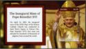 The Inaugural Mass of Pope Benedict XVI