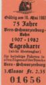 75 Jahre Bern - Schwarzenburg-Bahn