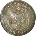 1/12 Ecu (Louis XIV. D - Lyon)