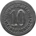 10 Pfennig (Deutsche Molybdaen. -W.)