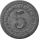 5 Pfennig (Deutsche Molybdaen. -W.)