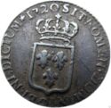 1/12 Ecu (Louis XV. 10 Sols. Q - Perpignan)