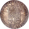 ½ Ecu (Louis XIV. Navarra and Bearn)