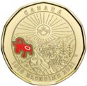 1 Dollar (125th Anniversary of the Klondike Gold Rush. Color)