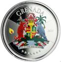 2 Dollars (Coat of arms of Grenada. Color)
