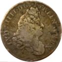 ½ Ecu (Louis XIV. Burgundy. X - Amiens)