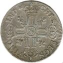 ½ Ecu (Louis XIV. N - Montpellier)