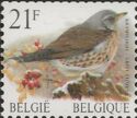 Fieldfare (Turdus pilaris) - Coil Stamp