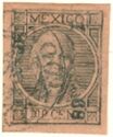 Hidalgo in circle,overprinted