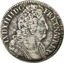 ½ Ecu (Louis XIV - 44 Sols. Alsace & Sarre. A - Paris)