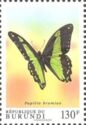 Broadly Green-banded Swallowtail (Papilio bromius)