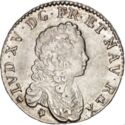 ½ Ecu (Louis XV - H - La Rochelle)