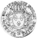½ Ecu (Louis XV. Z - Grenoble)