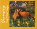 Guernsey Self Stick Stamps, 8 UK Rate Stamps (booklet pane)