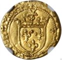 ½ Ecu d'or (Charles VIII - ★ Bayonne. No date)