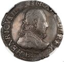 ½ Franc (Henri III - E - Tours)