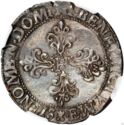 ½ Franc (Henri III - E - Tours)