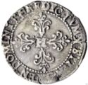 ½ Franc (Henri III - K - Bordeaux)