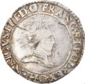½ Franc (Henri III - O - Riom)