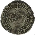 ½ Franc (Henri III - P - Dijon)