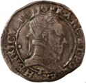 ½ Franc (Henri III - T - Nantes)