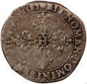 ½ Franc (Henri III - T - Nantes)
