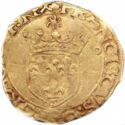 ½ Ecu d'or (Francis I - 3th Emission. Toulouse. No date)