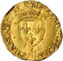1 Ecu d'or (Francis I - L - Bayonne. No date)