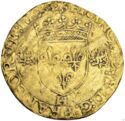 1 Ecu d'or (Francis I - H - La Rochelle. No date)