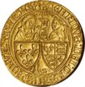 1 Salut d'or (Charles VI - Rouen. No date)