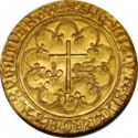 1 Salut d'or (Charles VI - Rouen. No date)