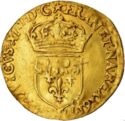 1 Ecu d'or (Louis XIII. S - Troyes)
