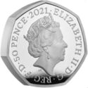 50 Pence (100 years since the discovery of insulin - Silver Piedfort)