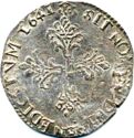 ½ Franc (Louis XIII. Z - Grenoble)