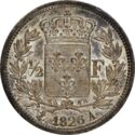 ½ Franc (Charles X. A - Paris)