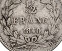 ½ Franc (Louis Philippe. D - Lyon)
