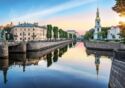 Saint Petersburg. Pikalov Bridge and Griboyedov Canal