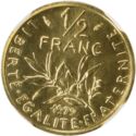 ½ Franc (Gold Piedfort)