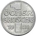 1 Groschen (1 Öcher Grosche = 10 Pfennig)