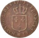 ½ Sols (Louis XVI. BB - Strasbourg)