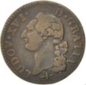 ½ Sols (Louis XVI. D - Lyon)