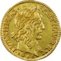 ½ Louis d'or (Louis XIII. Long curl. ★ . A - Paris)