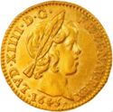 ½ Louis d'or (Louis XIIII. Short curl. Child. D - Lyon)