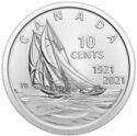 10 Cents (100th Anniversary of Bluenose)