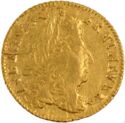 ½ Louis d'or (Louis XIV. Older head. B - Rouen)
