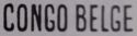 African Elephant typographic overprint "CONGO BELGE"