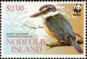 Sacred Kingfisher (Todiramphus sanctus) from Back