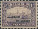 Overprint "ALLEMAGNE DUITSCHLAND" on Antwerp - Perf. 14