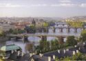Prague. Vltava River Bridges