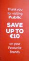 Public 10 Euro Discount Voucher